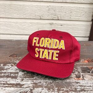 Vintage Florida State Football NCAA university tsports hat official hat SCRIPT